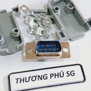 Đầu hàn Com 9 (DB9): Com 9 Kim Đực (DB9M - 9M) / Com 9 Lổ Cái (Bao gồm võ nhựa)