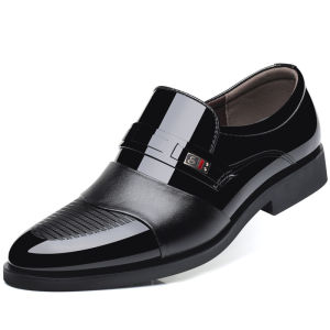 Mens Oxford Shoes Waterproof PU Leather Formal shoes Height High Quality Durable fashion