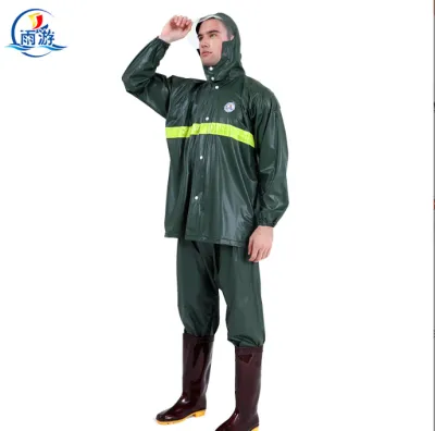 【Heavy Rain Grade Waterproof】DELILAH Split Raincoat Set Waterproof Comfortable Breathable rainsuit with Face Shield and Double Reflective Strip 2pcs Sets Jacket and Pants Lightweight Split Poncho Suitable For Men Women Unisex Raincoat For Motorcycle