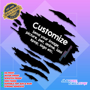 Date A Live Anime-Inspired Vinyl Sticker (Scratch Design) - Indoor Outdoor Vinyl Sticker Waterproof & Non-Faded