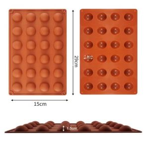 6/24 Chocolate Cake Mold Hole Food Grade Baking Accessories Baking Utensils Kitchen Tools