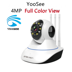 FNKvision กล้องวงจรปิด  Wifi FHD IP Camera 3เสา 4MP  4.0ล้านพิกเซล มองเห็นในที่มืด ดูภาพผ่านมือถือฟรี! กล้องวงจรปิดรักษาความปลอดภัย APP : YooSee