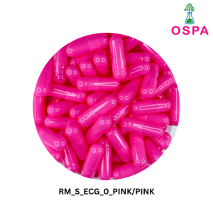 1000pcs Size 0 Pink OSPA High Quality Empty Gelatin Capsule