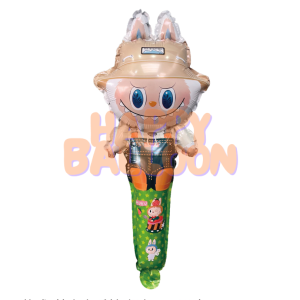 HappyBalloon Balon Foil Labubu | Balon Foil Pentungan Labubu |Bando Balon Foil Labubu