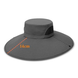 62cm Mens Outdoor Hat Summer Fishing Hiking Riding Cap Large Cap Brim Sun Protection Anti-UV Breathable Waterproof Bucket Hat2026