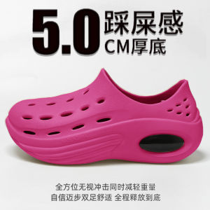 Free Shipping Croc Shoes For Men And Women Breathable Washable Thick-Soled Outdoor Sports Beach Sandals Casual Couple Style