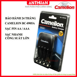 Bộ sạc Camelion BC-0905A tự ngắt sạc Pin AA - AAA . Cao cấp công suất lớn sạc cực nhanh an toàn. Hàng chính hãng - Bảo hành 24 tháng.