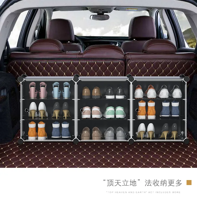 Car Shoe Rack Car Car Car Back up Trunk Shoe Storage Box Dormitory