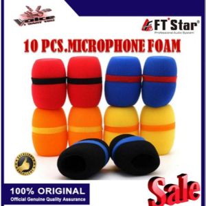 10 pcs five color microphone foam