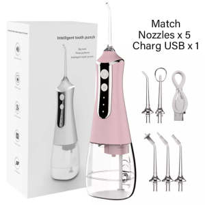 【Ready Stock】Japan Import H2ofloss Water Flosser Oral Care For Brace Tooth Cleaner Dental Floss For Braces Portable Electric Cordless Rechargeable Bental Irrigator Fixed Bridge Teeth Oral Irrigator Dental Water Jet h2o Floss