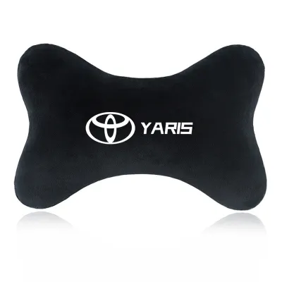 1ชิ้น Toyota GR ที่พิงศีรษะที่พิงศีรษะเบาะนั่งรถหมอนความปลอดภัยที่นั่งหมอนหมอนไมโครไฟเบอร์หมอนพักศีรษะสากลสำหรับ GR 86ยาริสวีออส Corolla Cross Altis Supra Wish CHR Avanza