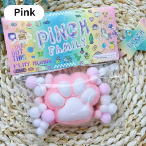 Cat Claw Squishy Toy cute design Paw Plush Squeezing Toys Decompression Toys For Kids