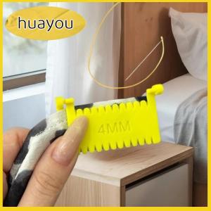 huayou 1ชิ้นโครงการควิลท์เครื่องมือมาตรวัดการตัดเย็บที่สำคัญสำหรับการเย็บขอบขอบเย็บขอบเข็มล็อคไม้บรรทัดตะเข็บ