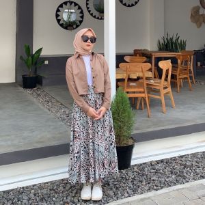 kemeja wanita / kemeja crop Top / outer wanita murah / HANIN CROP