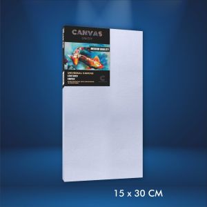 KANVAS LUKIS 15X30 CM / WATER COLOR CANVAS / WHITE CANVAS / KANVAS / CANVAS - MEDIUM QUALITY