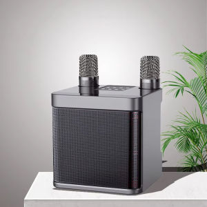 BAFOVY Speaker Bluetooth Portable Karaoke with Wireless Microphone - WJ-A826 - Black
