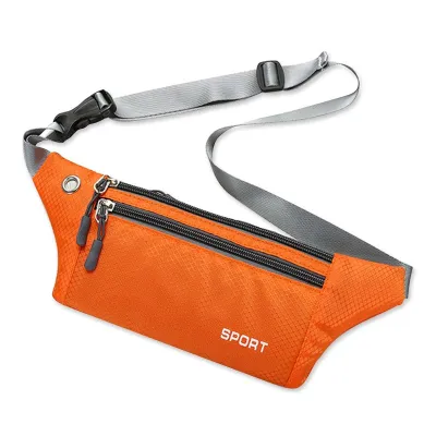 Casual Pack Sports Waterproof Running Bags men women Purse Pocket Mobile Phone Belt Case Touch Screen Pouch Runing Waist Pack Sport Bag (Black)