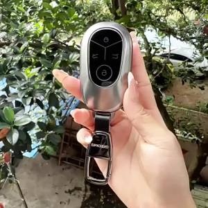 secr Car Key Holder For Geely EX2 2025 Full Wrap Anti Scratch Automobile Key Fob Case Cover Car Interior Accessories 5T9N4