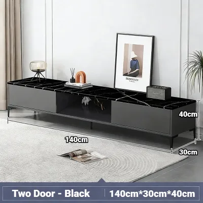 KEKEE TV Cabinet Modern Tv Kabinet Rak TV Media Storage Italian style Thick Wooden Board High load-bearing Waterproof Moisture-proof 电视柜