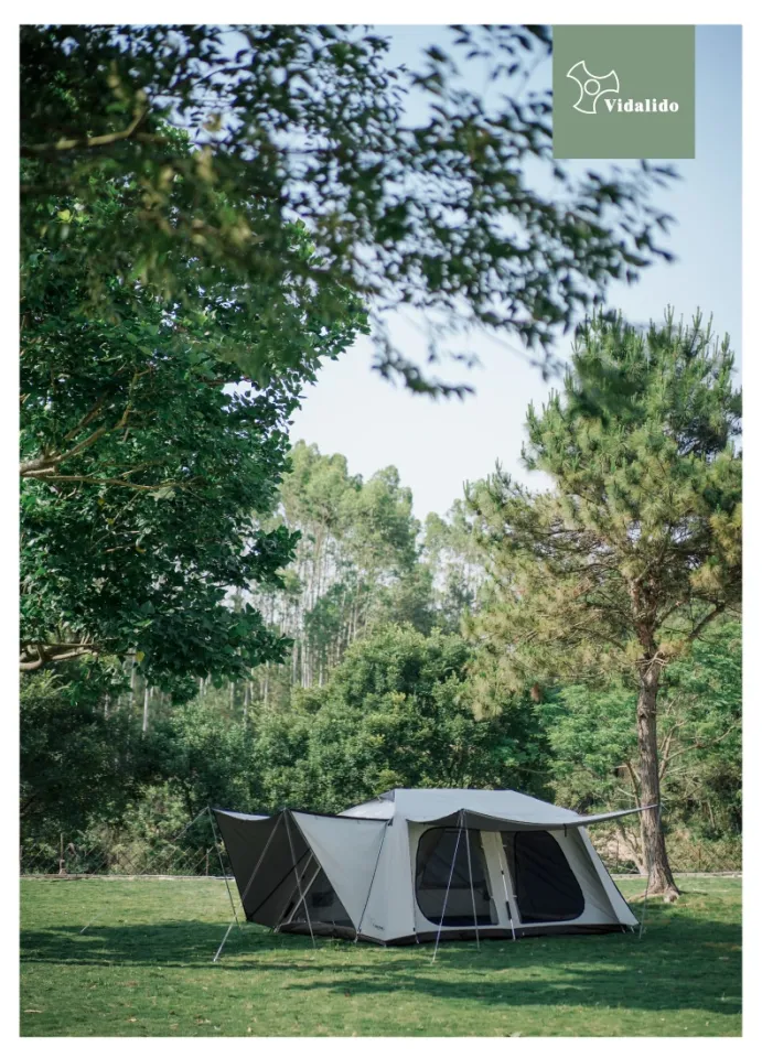 Vidalido Vicore Automatic Tent Large Mini Black White Camping