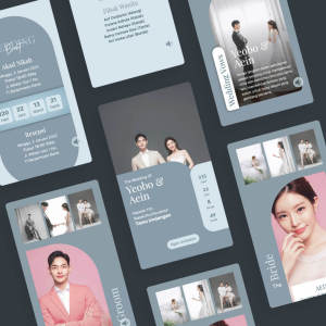 Undangan digital Tema Minimalis - Undangan Pernikahan Website Custom Premium Murah