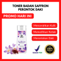 Toner Badan Saffron Aleya Pemutih Badan Brightening Body Toner Safron 100 ml. 