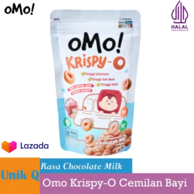 OMO! Krispy - O 15g Cemilan Snack MPASI Anak Bayi Sehat Gluten Free Puff No Pengawet Krispyo