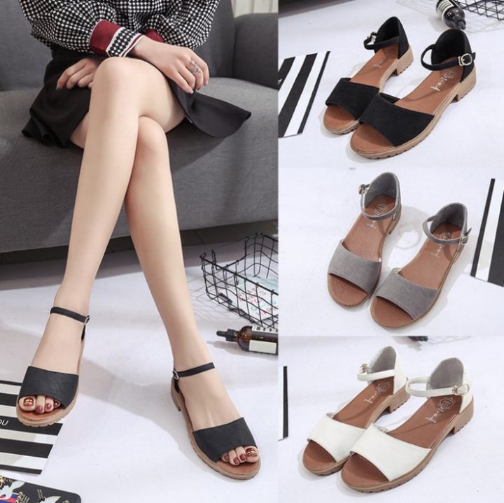 【Westlink】NEW Ladies flat sandals shoes for women on sale Low