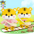 Studyset IN stock Creative Cute Cartoon Removable Clothes Short Plush Tiger Doll Soft Comfortable Hugging Pillow Pendant Present Toys For Boys Girls. 