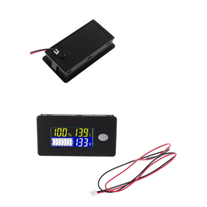 Meter 10-100v Marine RV Capacity Volt Monitor 12V 36V 48V 60V 72V Lithium Voltage Temperature