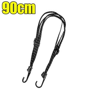 2PCS Motorcycle Luggage Rope Adjustable High Elastic Bungee Cord Reflective Helmet Strap Tie Down Motorbike Accessories
