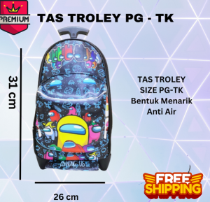 BGC Tas Ransel Sekolah Anak TK Tas Mobil On The Road AMONG US TAS KOREA KEKINIAN