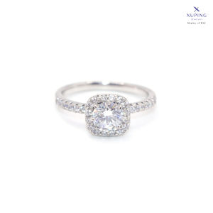 Xuping Cincin Perak Mata Gemma Motif Bunga 0122230392