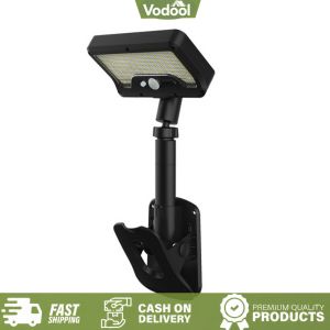 [VSC] Solar Wall Light Solar Powered Flood Light IP65 Waterproof Motion Sensor Solar Fence Light Auto On/Off Outside Yard Lamp 3 Modes for Deck Fence Patio