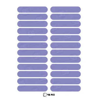 Monotone Mini Personalized Name Stickers – Waterproof Custom Labels for Kids