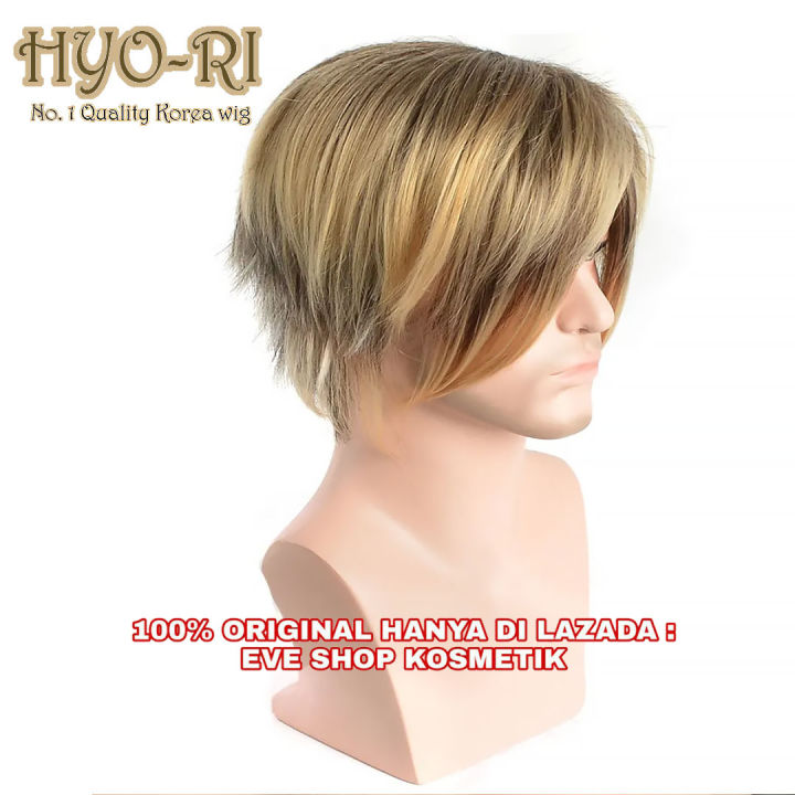 READY STOCK STYLED RAMBUT PALSU FULL WIG LEON SCOTT KENNEDY WIG