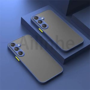 For Samsung Galaxy A55 A35 A15 A54 A34 A14 A53 5G Phone Case Luxury Matte Soft Silicone Shockproof Phone Cover