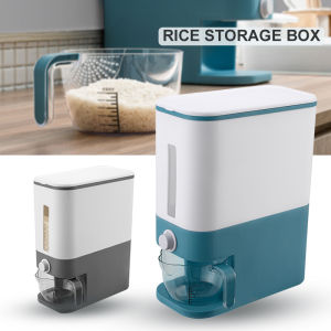 【COD】12kg Automatic rice output Cereal Dispenser Storage Box Measure Cup Container Insect and Moisture Proof