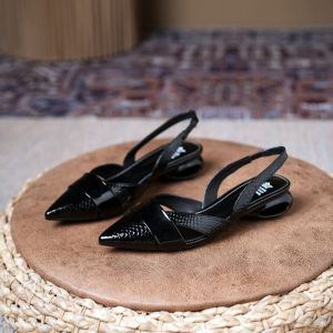[Free Shipping] Silver Toe-Cap Sandals New WomenS Patent Leather Hollow-Out High Heels Champagne-Colored High Heels Hollow Design