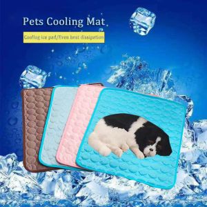 Mùa hè cho chó làm mát Thảm cho mèo Chăn bền Sofa Băng đệm thoáng khí cho thú cưng Giường lạnh cho chó nhỏ lớn Mèo có thể giặt được Phụ kiện cho thú cưng2026