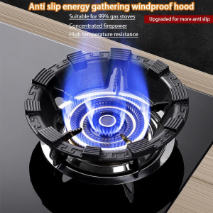 4 or 5 Claws Non Slip Gas Stove Windproof Cover Kitchen Stove Rack Energy Saving Gas Stove Windshield Parts Accessories