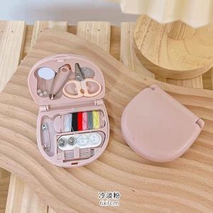 SG Mini Needle Thread Box Travel Sewing Kit Portable Needle Threads Box Sewing Accessories Tool Set