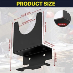 Angle Grinder Holder 2 3 Bay Multipurpose Organization Storage Rope Rack Metal Wall Mounted Bracket