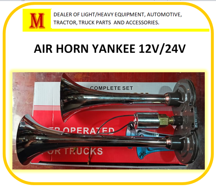 AIR HORN YANKEE 24V Available only BUSINA for all types of