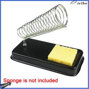【jianzhanqinl】 Metal Iron Solid Base Soldering Iron Bracket Stand Portable for Electrical Work