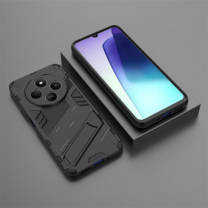 For 2024 Redmi 14C 4G Armor Shockproof Casing Phone Case Holder Casing Full Camera Lens Protection Hard Back Cover