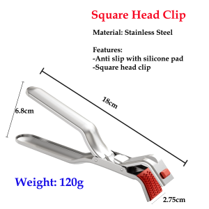OneClick 1 Pc【Stainless Steel】Anti-scald Bowl Clip Solid Durable Gripper Tong Keluli Penyepit periuk Klip Tahan Panas防烫夹
