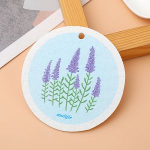 READY STOCK!!! Flower Wood Pulp Dishwashing Sponge | Compressed Wood Pulp Sponge Rub | Dish Cloth | Kitchen Cleaning Tools  现货‼️ 花形木浆海绵洗碗布 | 压缩木浆海绵擦 | 厨房清洁工具
