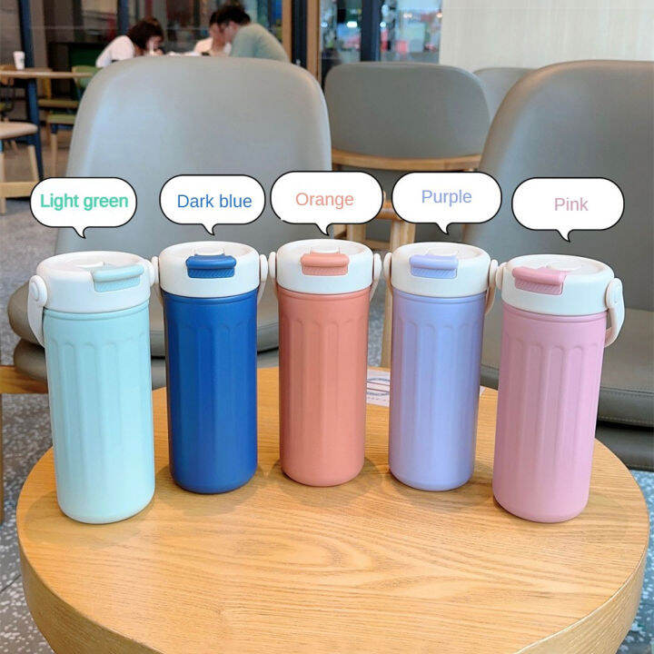 costel 500ML Stainless Steel Insulated Cup Portable Straw Cups For ...