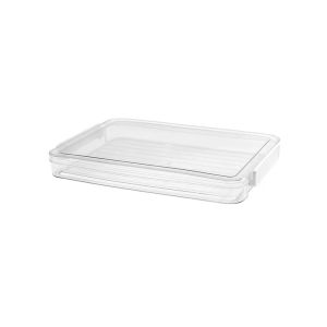JIYAN2866 Transparent A4 Stackable Storage Box Plastic Stackable File Storage Box Durable Dustproof And Moisture-Proof A4 Data Sorting Box for Organizing A4 File Paper